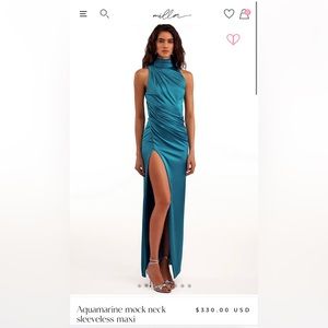 It’s Milla Aquamarine sleeveless maxi dress